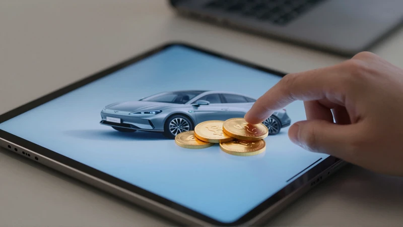 Pagos digitales y monedas en estilo minimalista