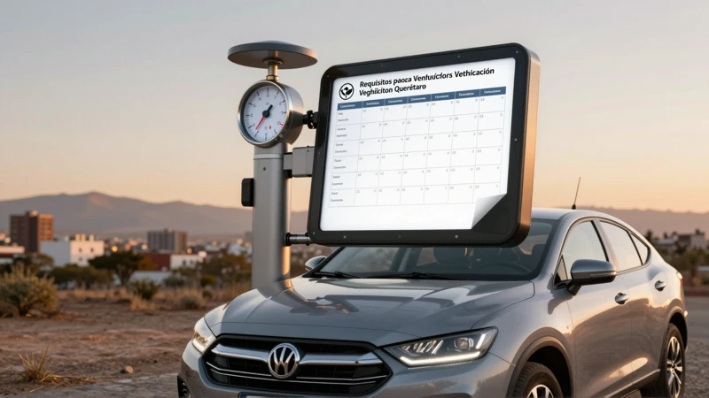 Verificación vehicular Querétaro: requisitos y calendario 2024