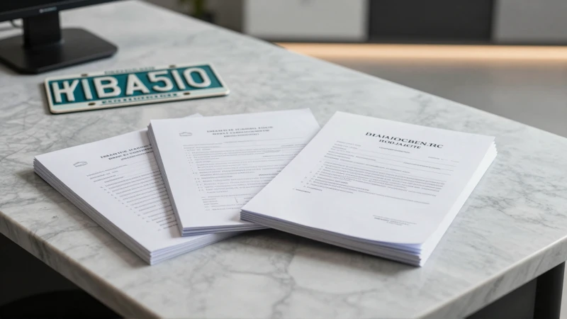 Objetos de escritorio sobre mármol con iluminación profesional