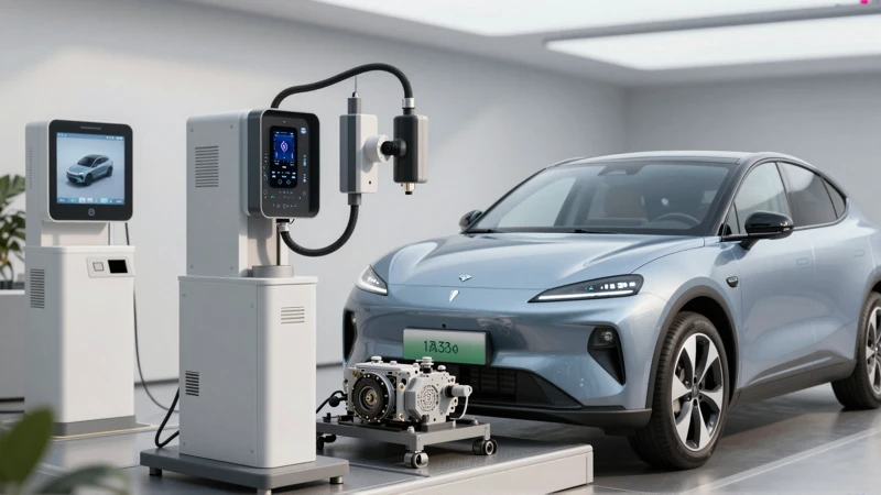 Coche moderno y revisión técnica en detalle